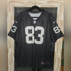 Nike NFL Raiders Jersey #83 Waller Black & Silver Size XXL